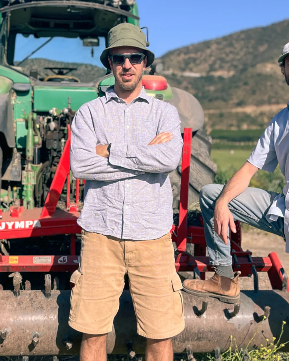Juan Sánchez, de Durango Harvest, en terreno